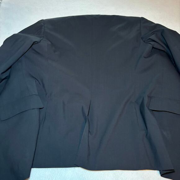 Brooks Brothers Brooksease 100% Wool Navy Sports Coat Suit Blazer Size 40 - Picture 8 of 9